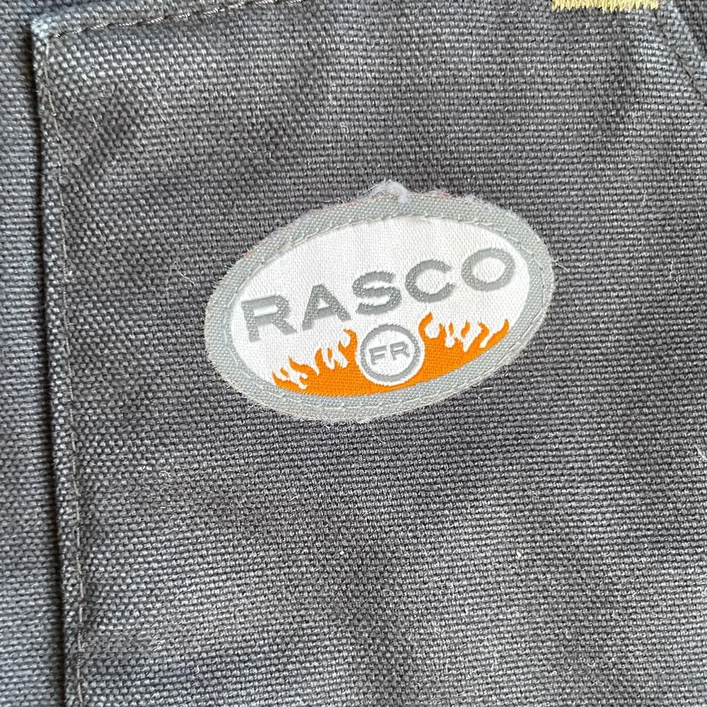 Rasco FR BLV5502 Flame Resistant Duck Vest Black 2XL Long CAT2 FR
